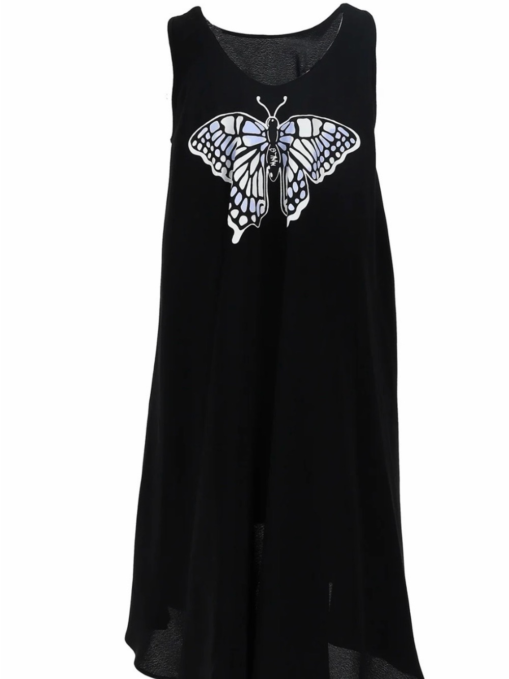 MonnaLisa Black Belted Butterfly Dress